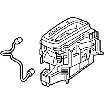 Honda 54700-TG7-A81ZA Escutcheon Set, Console *NH900L* (DEEP BLACK)