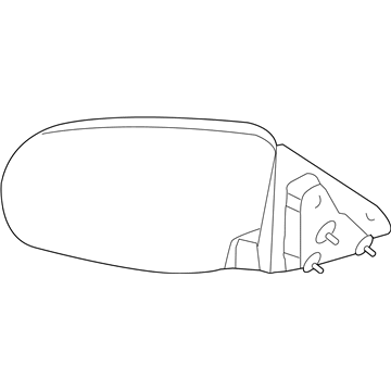 Mopar 5076502AC Passengers Power Side View Mirror Heated