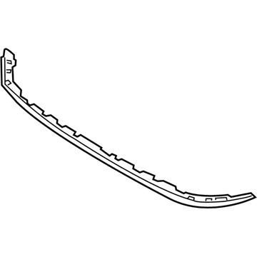Infiniti 65820-4GA1C Seal Assy-Hood, Front