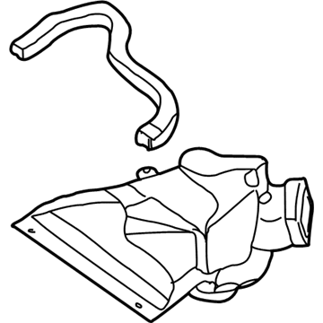 Nissan 16554-5Y700 Duct Assembly-Air