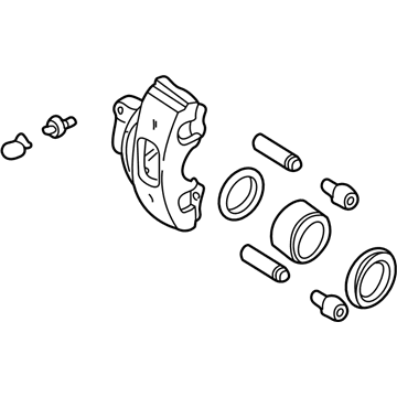 Nissan 41001-0B000RE REMAN CALIPER Front Right