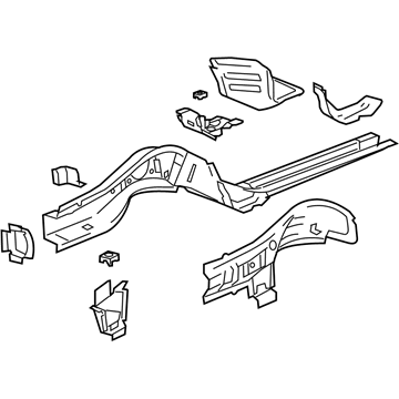 GM 20861874 Lower Rail Assembly