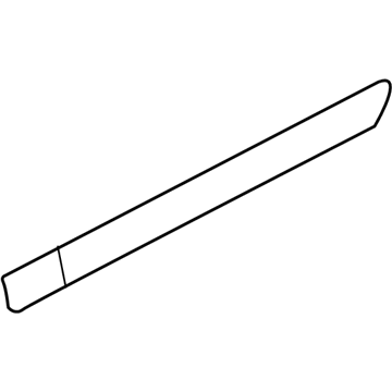 Mopar 55079309AE Molding-Rear Door