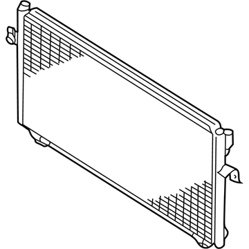 Nissan 92100-8J050 Condenser & Liquid Tank Assy