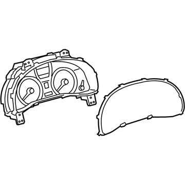 Lexus 83800-48S00 Meter Assy, Combination