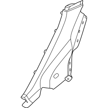 Hyundai 85895-3X000-RY Trim Assembly-Rear Wheel House RH