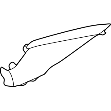 Hyundai 85850-3X000-RY Trim Assembly-Rear Pillar LH