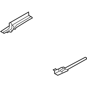 Hyundai 65713-3M000 Extension-Rear Floor Side Rear Lower, LH