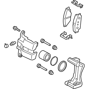 Kia 58130K0000 Front Brake Assembly, Right