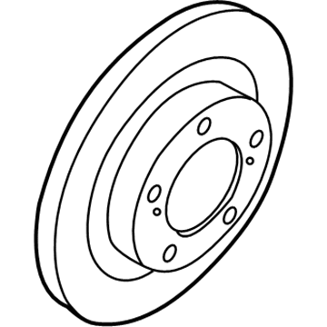 Infiniti 43206-4U001 Rotor-Disc Brake, Rear