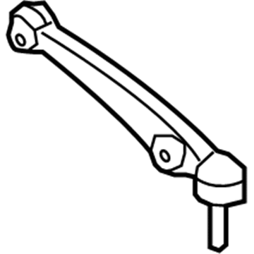 BMW 31-12-7-850-157 Bottom Rubber Mount Wishbone, Left