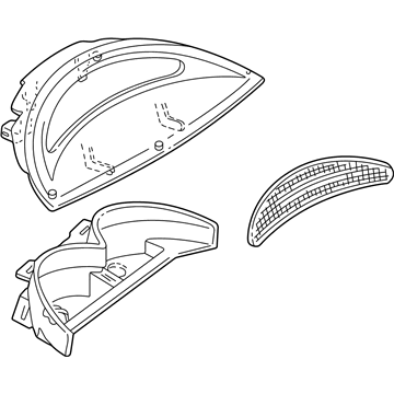 Ford YF1Z13A613AAA High Mount Lamp