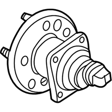 GM 19122338 Hub & Bearing