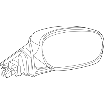 Mopar 4806157AD Drivers Power Side View Mirror