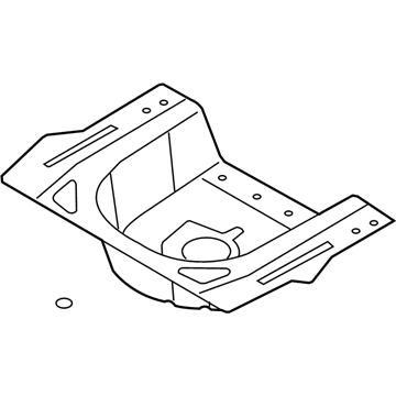 Hyundai 65513-3K100 Panel Assembly-Rear Floor, Rear