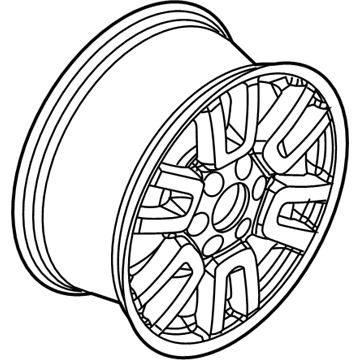 Ford FL1Z-1007-C Wheel, Alloy