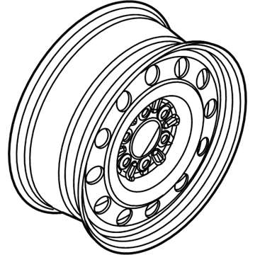 Ford 7L1Z-1015-D Spare Wheel