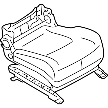 Nissan 873A2-3ZG9A Cushion & Adjuster Assy-Front, RH