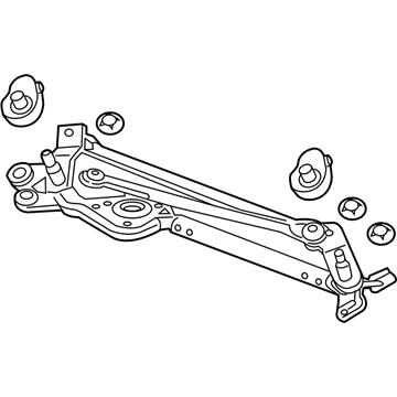 Honda 76530-T7J-H01 Link, FR. Wiper