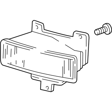 Ford XL3Z-15200-DA Fog Lamp Assembly