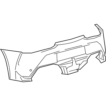 Toyota 52159-WAA04 Bumper Cover