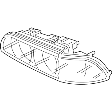 BMW 63-12-6-902-517 Headlight Front Left