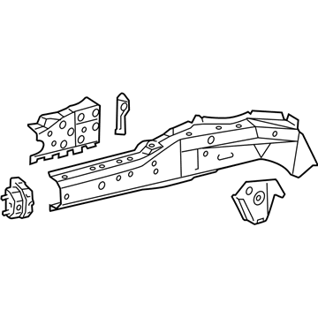 Toyota 57112-12902 Rail Assembly