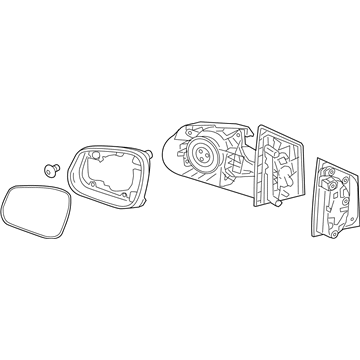 GM 42699544 Mirror Assembly