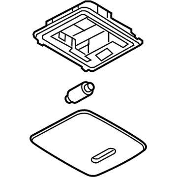 Infiniti 26410-1LA0A Lamp Assy-Luggage Lamp