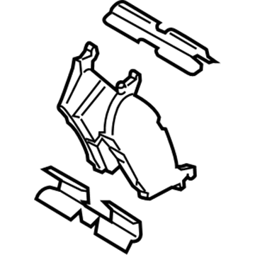 Ford FL3Z-2200-B Rear Pads