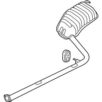 Hyundai 28710-3S110 Rear Muffler Assembly