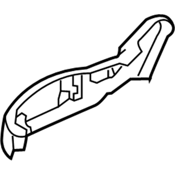 Hyundai 88061-C2000-TRY Shield Cover-Seat Passenger Outer