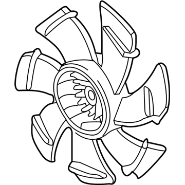 Acura 38611-R40-A02 Fan, Cooling