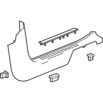 GM 84445007 Front Sill Plate