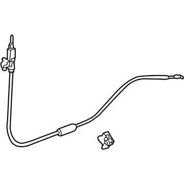 Honda 72673-SDA-A02 Cable Assembly, Left Rear Door Lock