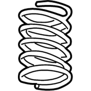 Kia 553504D051DS Rear Coil Springs