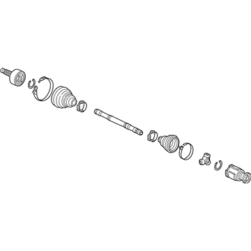 Honda 44305-T2B-A21 Driveshaft Assembly, Passenger Side