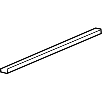 Acura 72335-STX-A01 Weatherstrip, Right Front Door (Inner)