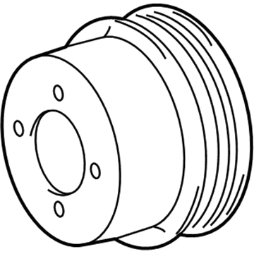 Toyota 16371-75040 Fan Pulley