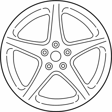 Ford CV6Z-1007-B Wheel, Alloy