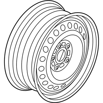 Ford CJ5Z-1015-A Wheel, Spare