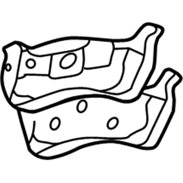 Mopar 5018592AB Shoe Kit-Front Disc Brake