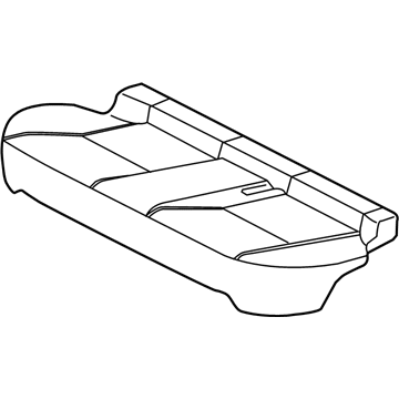 Lexus 71503-76010 Pad Sub-Assembly, Rear Seat