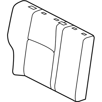 Lexus 71077-76190-C1 Rear Seat Back Cover Sub-Assembly, Right (For Separate Type)