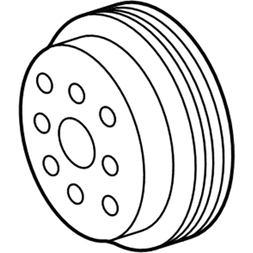 Toyota 16173-0P010 Pulley, Water Pump