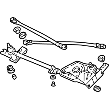 Acura 76530-S0K-A01 Link, Front Wiper (Lh)
