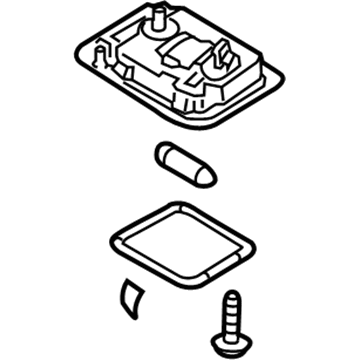 Hyundai 92620-1U000-VYN Lamp Assembly-Luggage Compartment