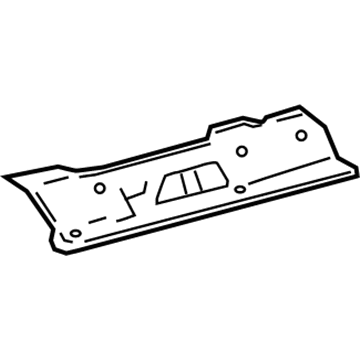 Lexus 58158-11010 INSULATOR, Front Floor