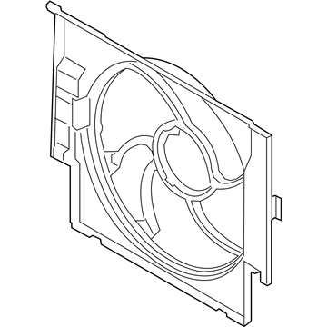 BMW 17-42-7-640-650 Fan Shroud