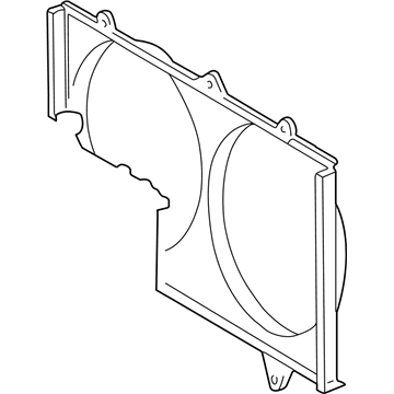 Toyota 16711-0D010 Fan Shroud